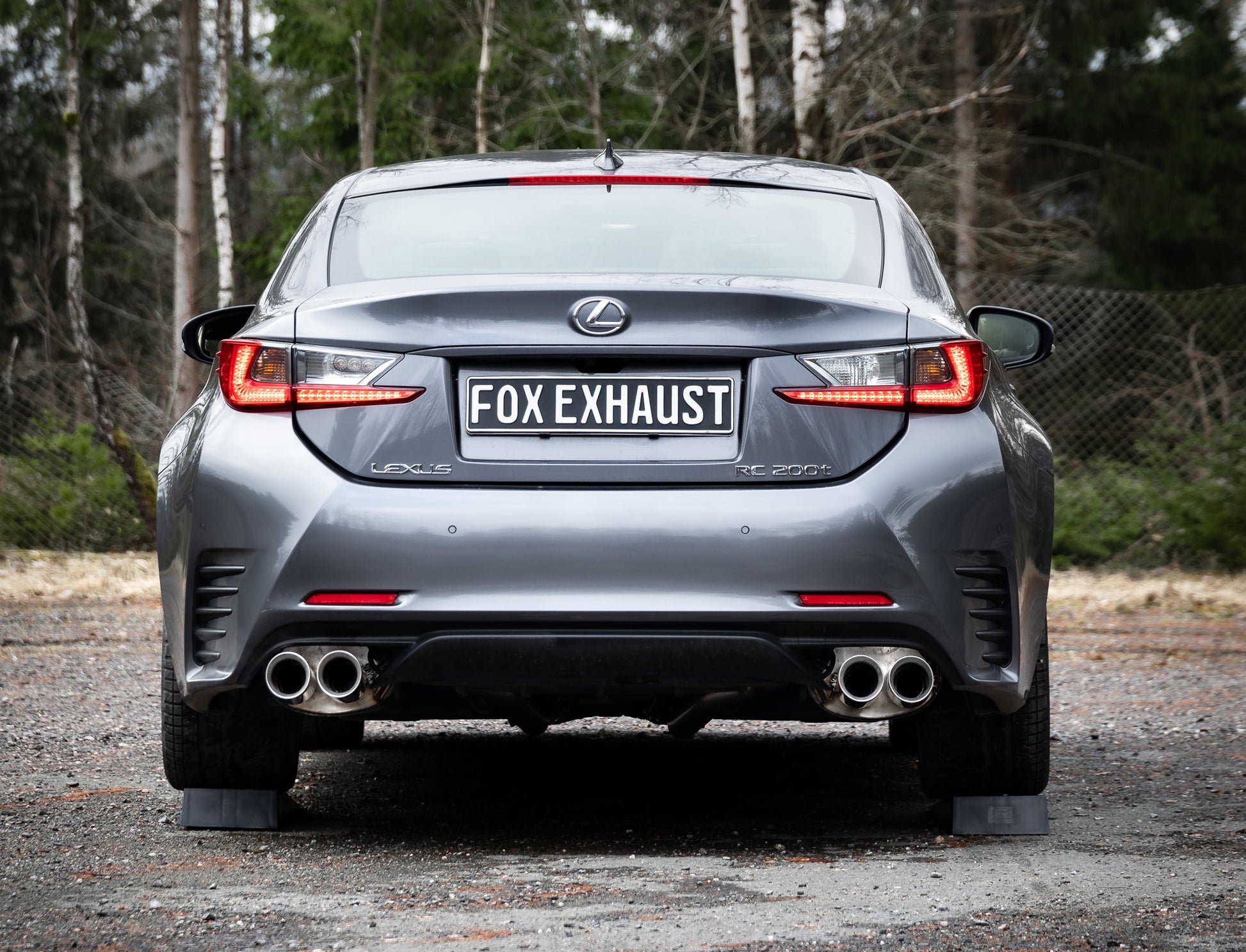 Lexus RC200T Endschalldämpfer rechts/links - 2x90 Typ 25 rechts/links