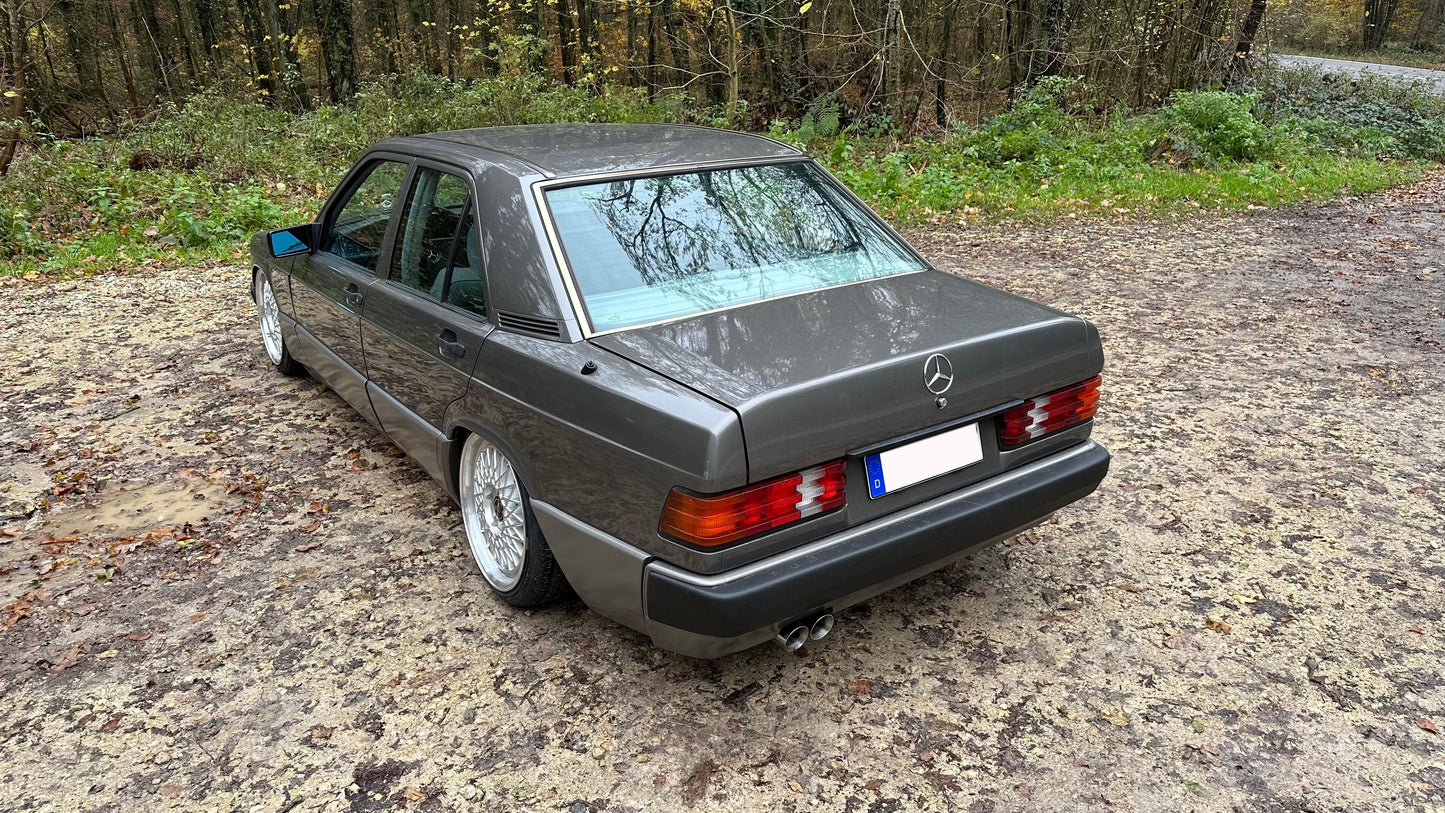 Mercedes 190 W201 Endschalldämpfer - 2x76 Typ 25