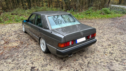 Mercedes 190 W201 Endschalldämpfer - 2x76 Typ 25