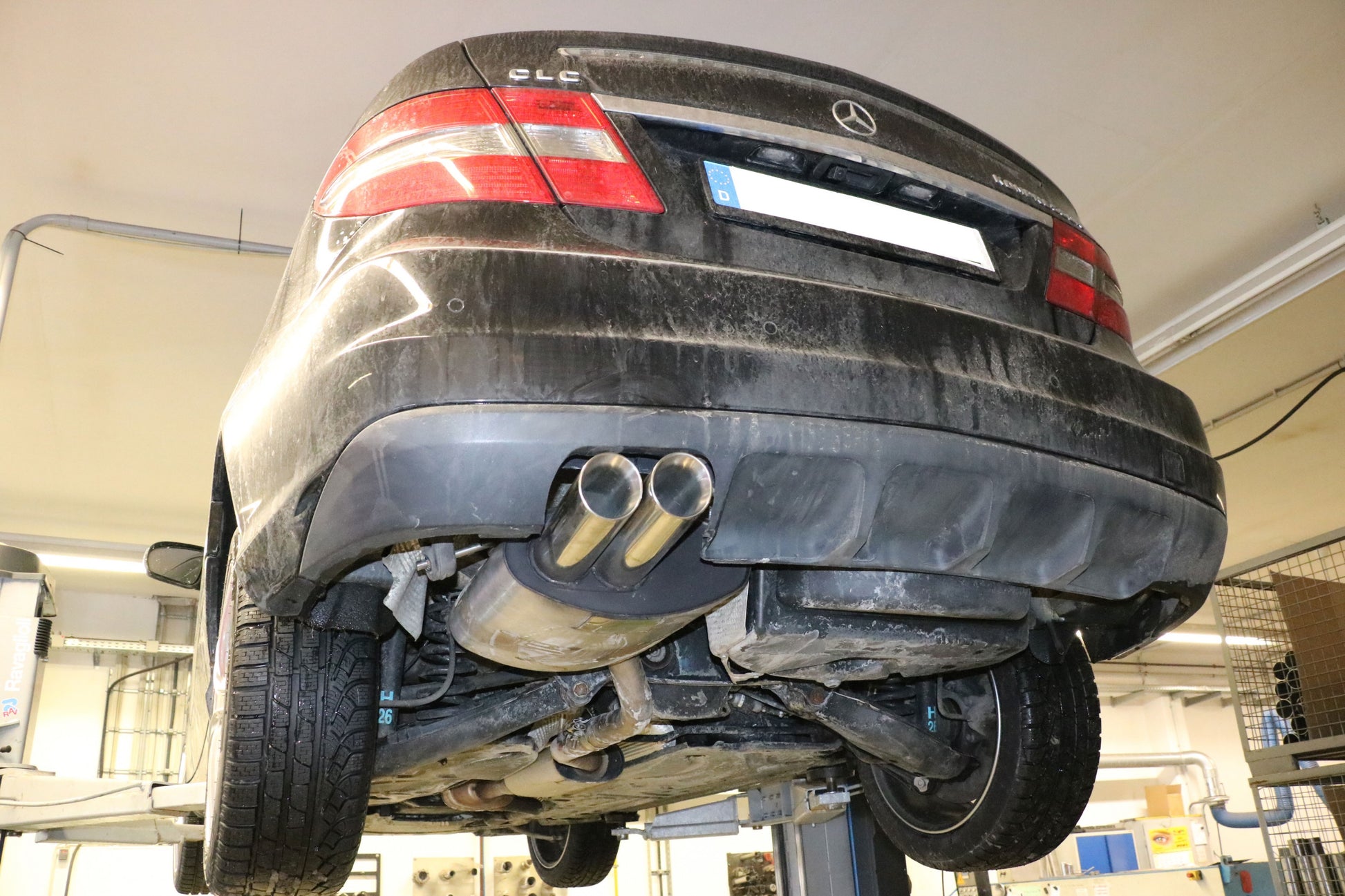 Mercedes C-Klasse Sportcoupe CL203 + CLC Endschalldämpfer - 2x76 Typ 25