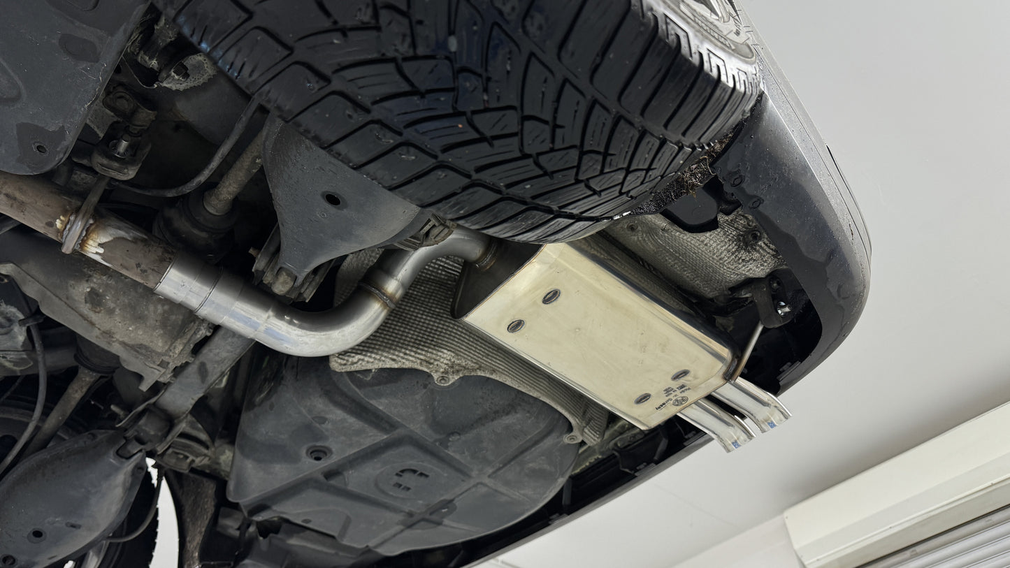 Mercedes C-Klasse W203/ S203 Endschalldämpfer - 2x63 Typ 28