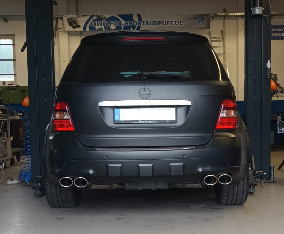 Mercedes M-Klasse Typ W164 Endschalldämpfer rechts/links - 2x115x85 Typ 44 rechts/links