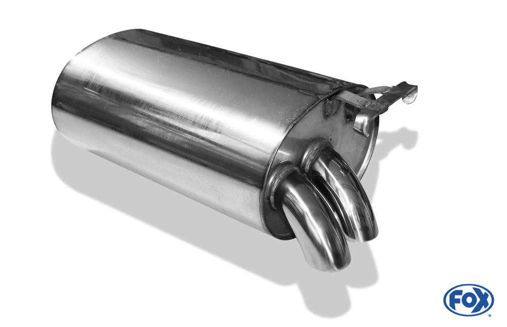 Mercedes SL Typ R129 Endschalldämpfer Ø70mm - 2x55 Typ 28 - Nur für Modelle mit serienmäßiger Steckverbindung! (kein Flans...