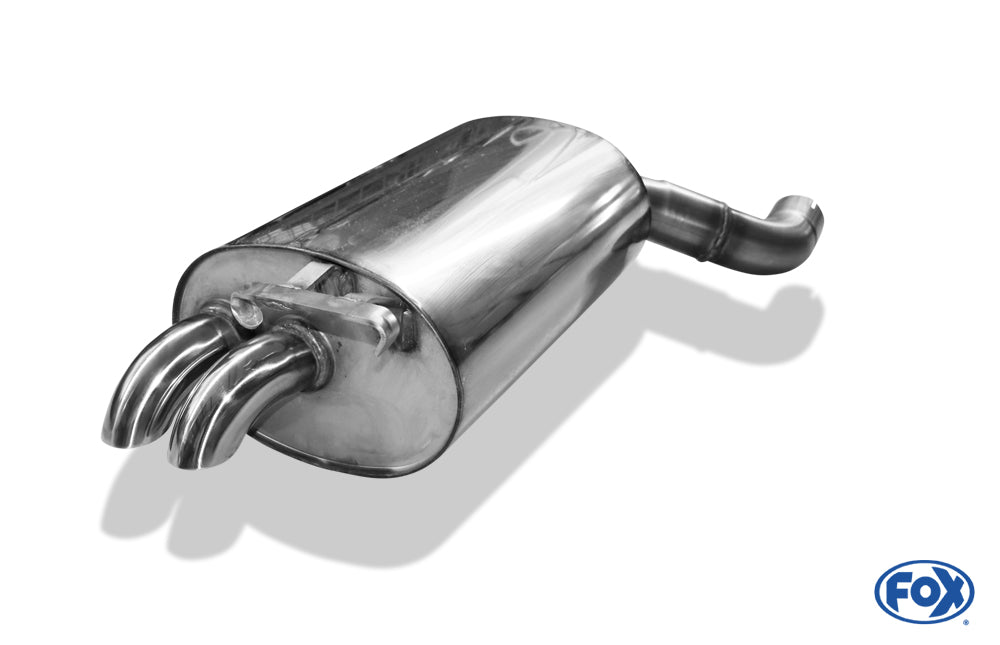 Mercedes SL Typ R129 Endschalldämpfer Ø70mm - 2x55 Typ 28 - Nur für Modelle mit serienmäßiger Steckverbindung! (kein Flans...