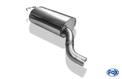 Mercedes SL Typ R129 Endschalldämpfer Ø70mm - 2x55 Typ 28 - Nur für Modelle mit serienmäßiger Steckverbindung! (kein Flans...