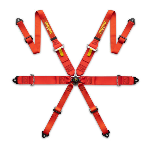SICHERHEITSGURT PRO DRIVER 6P 2"/3" FHR-ROT