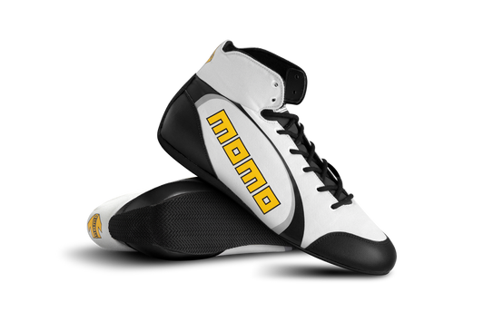 MOMO SPEED PRO BOOTS WHITE-BLACK Größe 37