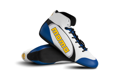 MOMO SPEED PRO BOOTS WHITE-BLUE Größe 45