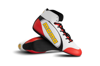 MOMO SPEED PRO BOOTS WHITE-RED Größe 37
