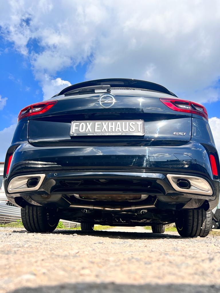 Opel Insignia B GSI - Sports Tourer - 4x4 Endschalldämpfer rechts/links - Ausgang der Endrohre in den originalen Ausgängen...