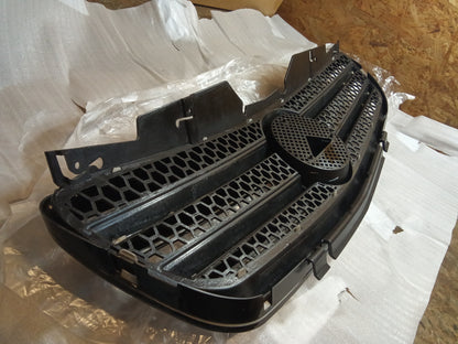 Sport Kühlergrill Gloss Black für Mercedes SL R230 Pre-Facelift 2001-2006 (GRIMB0061)