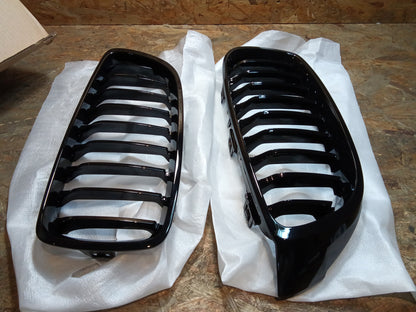 Kühlergrill Gloss Black für BMW 4 F32 F33 Coupe Cabrio F36 Gran Coupe 2013-2020 Single Line (GRIBM0112)