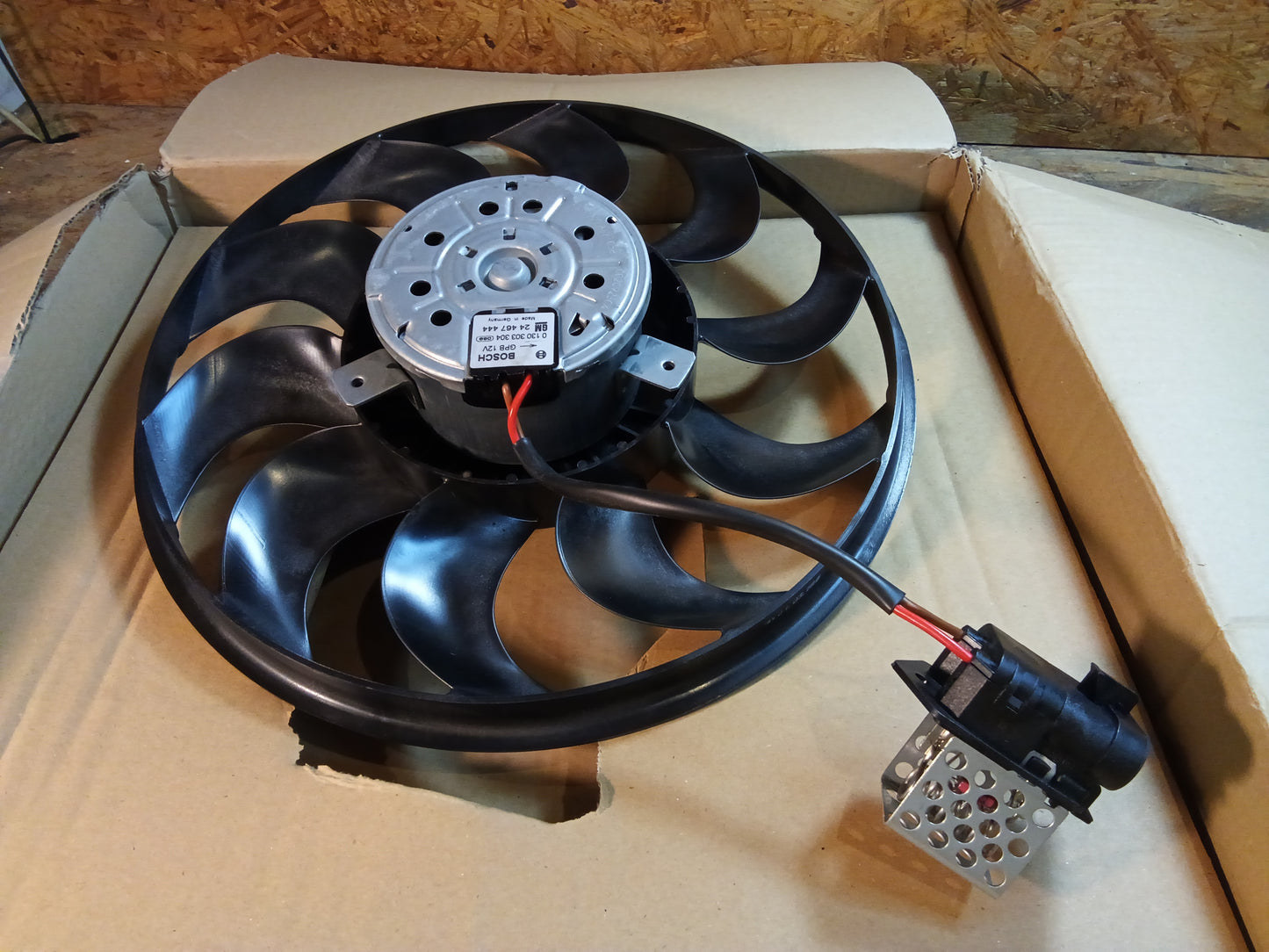 Astra H Zafira B Kühlerlüfter Elektrolüfter original GM NEU