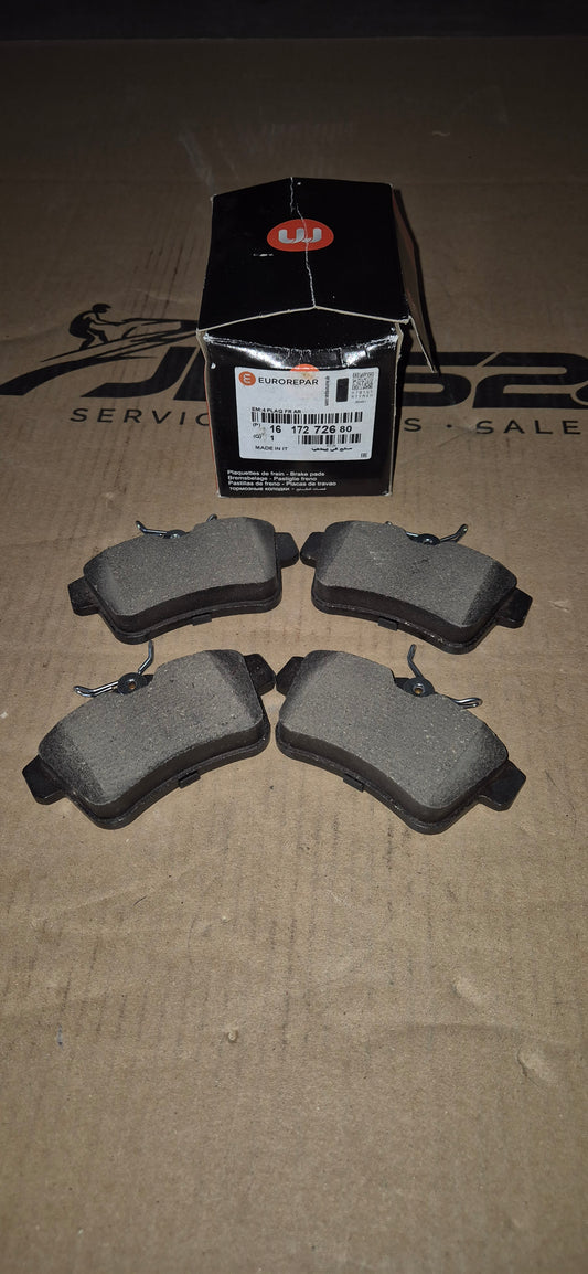 Bremsbelagsatz Citroen/Peugeot Hinterachse Original Eurorepar Neu