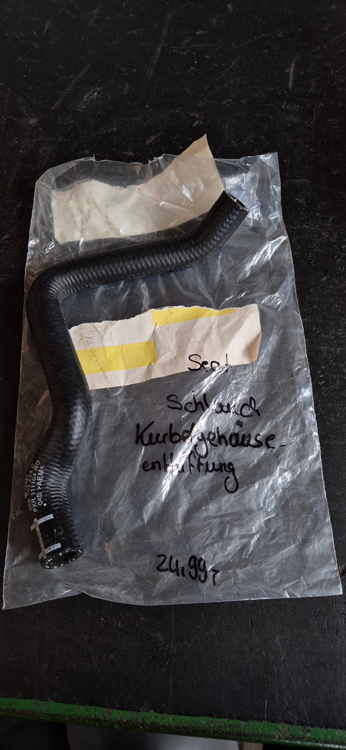 Schlauch Seat Kurbelgehäuse Entlüftung Original GM Neu