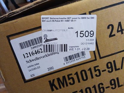 SPORT Seitenschweller SET passt für BMW 3er E90 E91 auch M-Paket M + ABE* 05-11