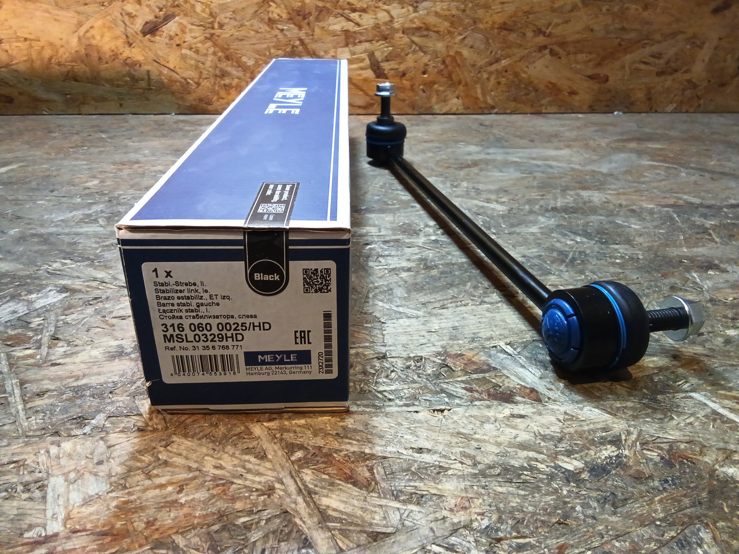 BMW E84, E90, E91, E92, X1 Stabilisatorstrebe links original Meyle NEU