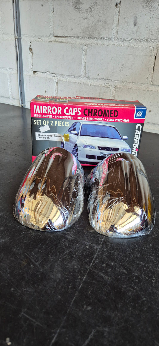 Spiegelkappen Corsa Chrom Original Carpoint Neu