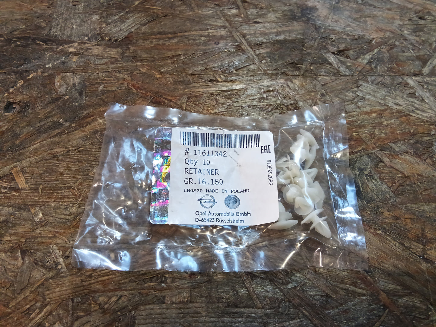 Opel Satz Clips für Türdichtung original GM NEU