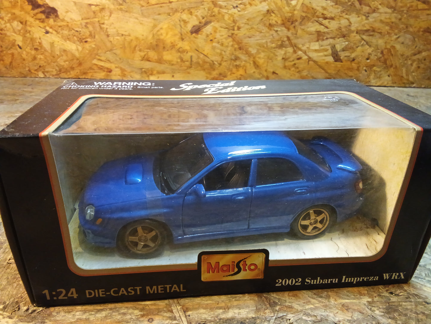Modellauto Subaru Impreza WRX BJ 2002 SPECIAL EDITION original Maisto NEU aus Altbestand
