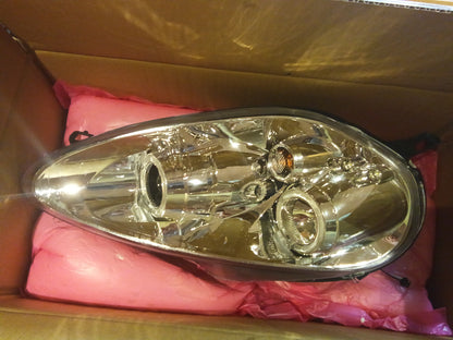 Tuning-Tec LED Angel Eyes Scheinwerfer für Fiat Grande Punto 05-08 chrom