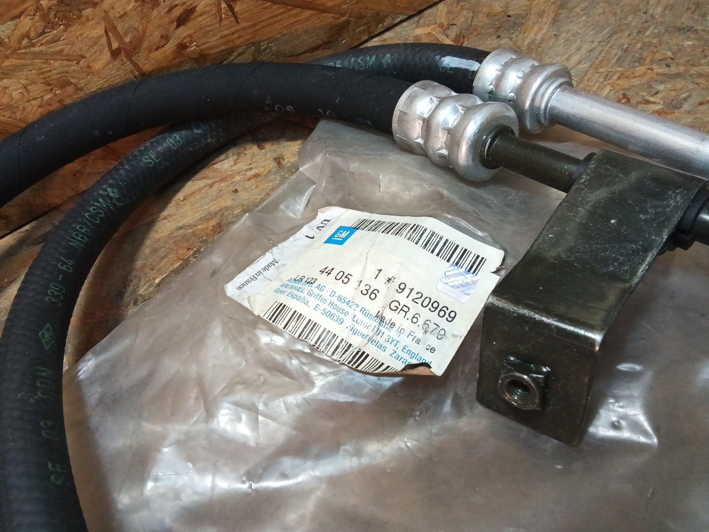 Movano A Schlauch und Leitung Servolenkpumpe zum Lenkgetriebe, Linkslenker original GM NEU