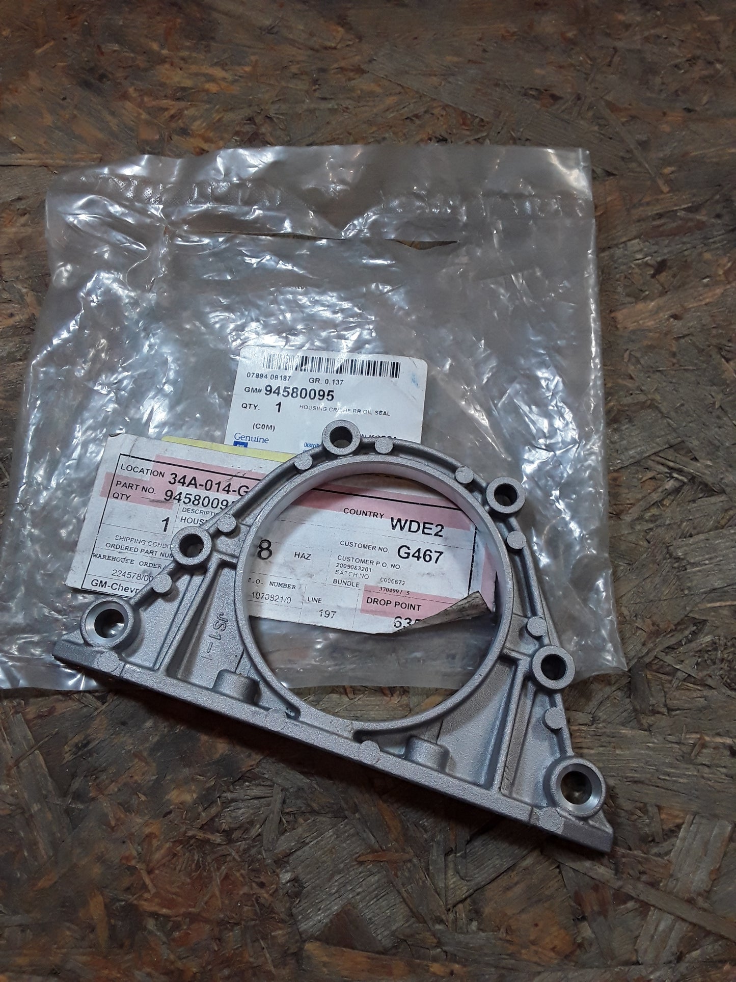 Chevrolet Matiz/ Spark 0.8/1.0/1.2l Dichtung Ölgehause original GM NEU