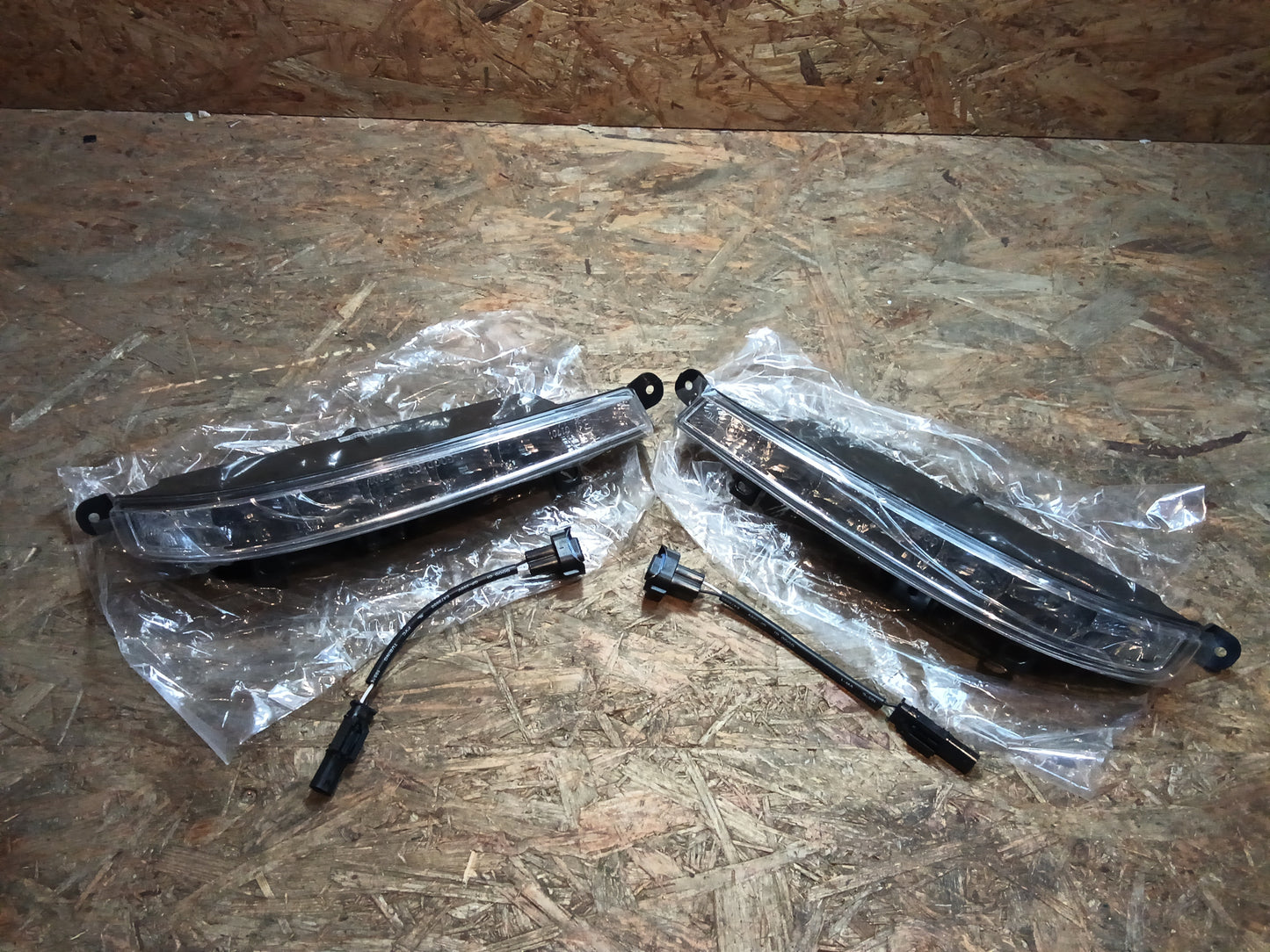 SET S-Klasse W221 LED Tagfahrlicht Set Klarglas Chrom für AMG S65 S63 Stoßstange (31001)