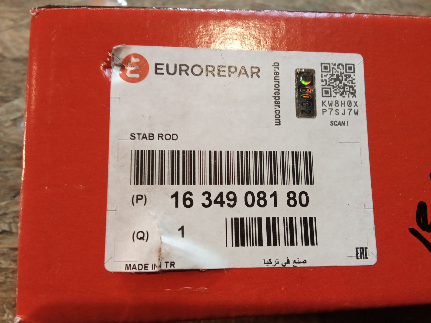 Citroen Peugeot Strebe Radaufhängung original Eurorepar NEU