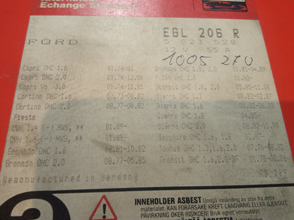 Siehe Bild für die Modelle Lichtmaschine 12V/55A original Motorcraft NEU