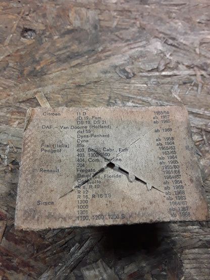 Citroen  DAF Fiat Peugeot  Renault Simca Kontaktsatz Zündverteiler original Bosch NEU