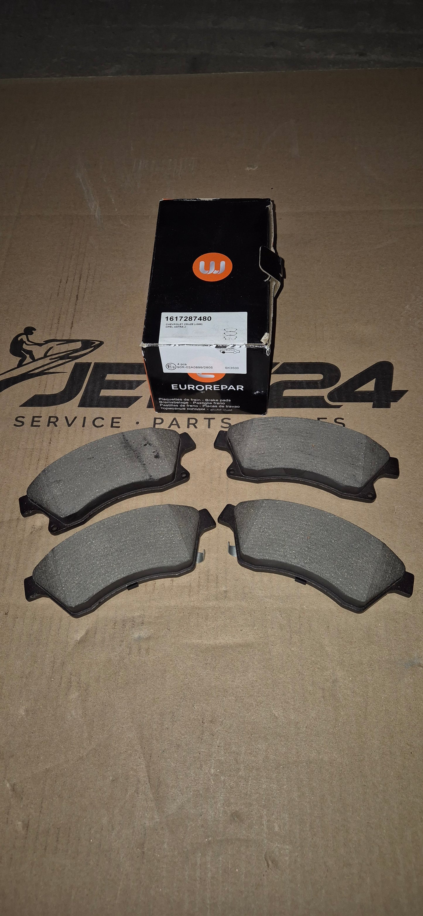 Bremsbelagsatz Cruze/Astra Vorderachse Original Eurorepar Neu