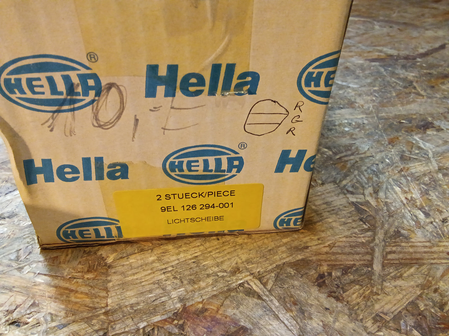 Universal Lichtscheibe Heckleuchte links rechts original Hella NEU