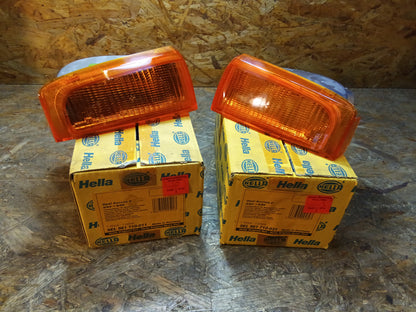Ascona C BJ 09.84-08.86 Satz Blinkergehäuse R+L original Hella NEU AUS ALTBESTAND
