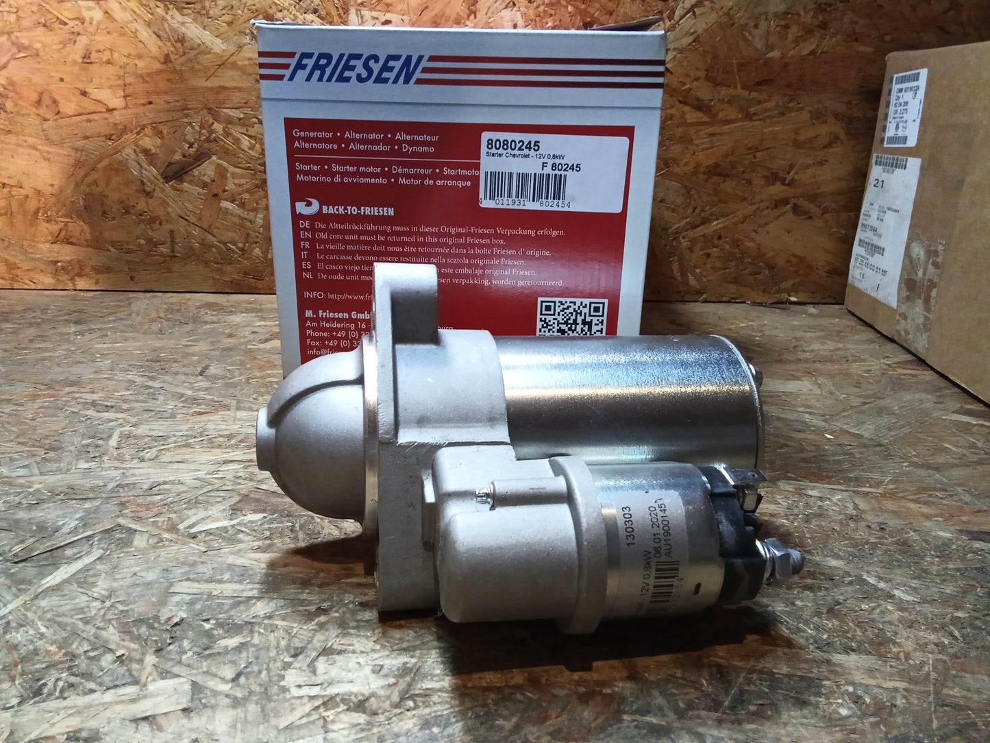 Daewoo Kalos Chevrolet Aveo/ Kalos/ Matiz/ Spark Anlasser 0,8KW 12V original GM NEU