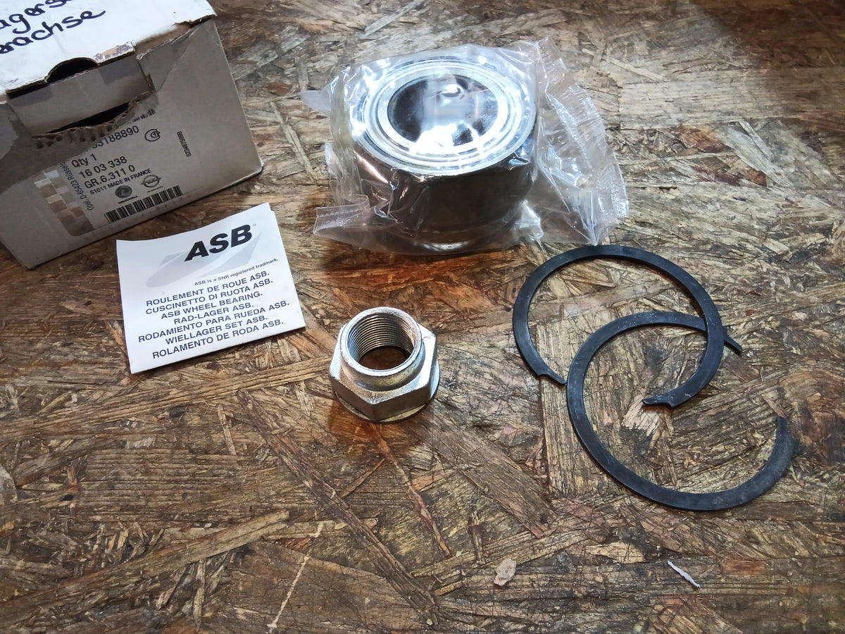 Astra G/H Corsa C/D Meriva Radlagersatz Vorderachse original GM NEU