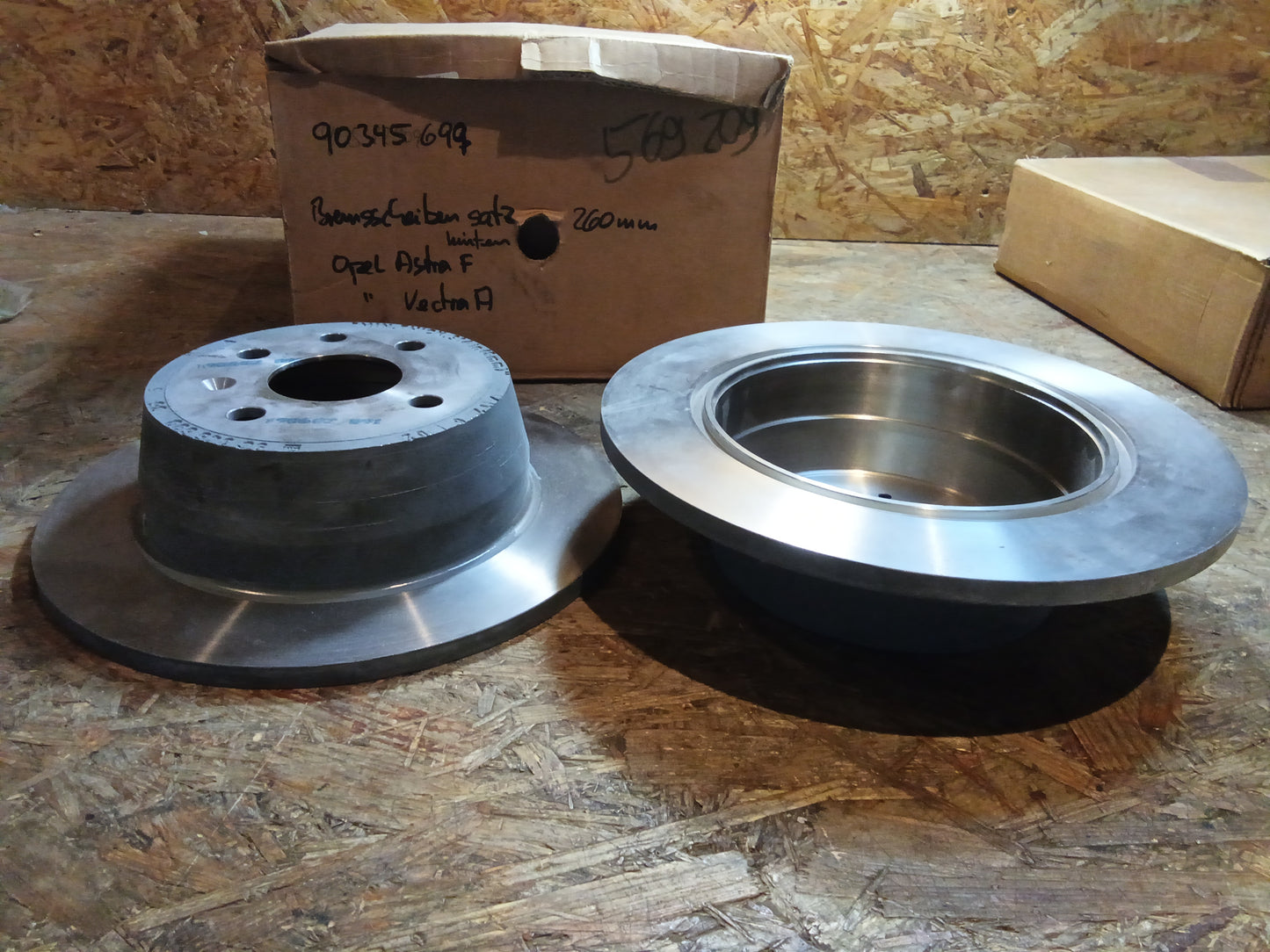 Vectra B Calibra A Speedster Set Bremsscheiben original GM NEU