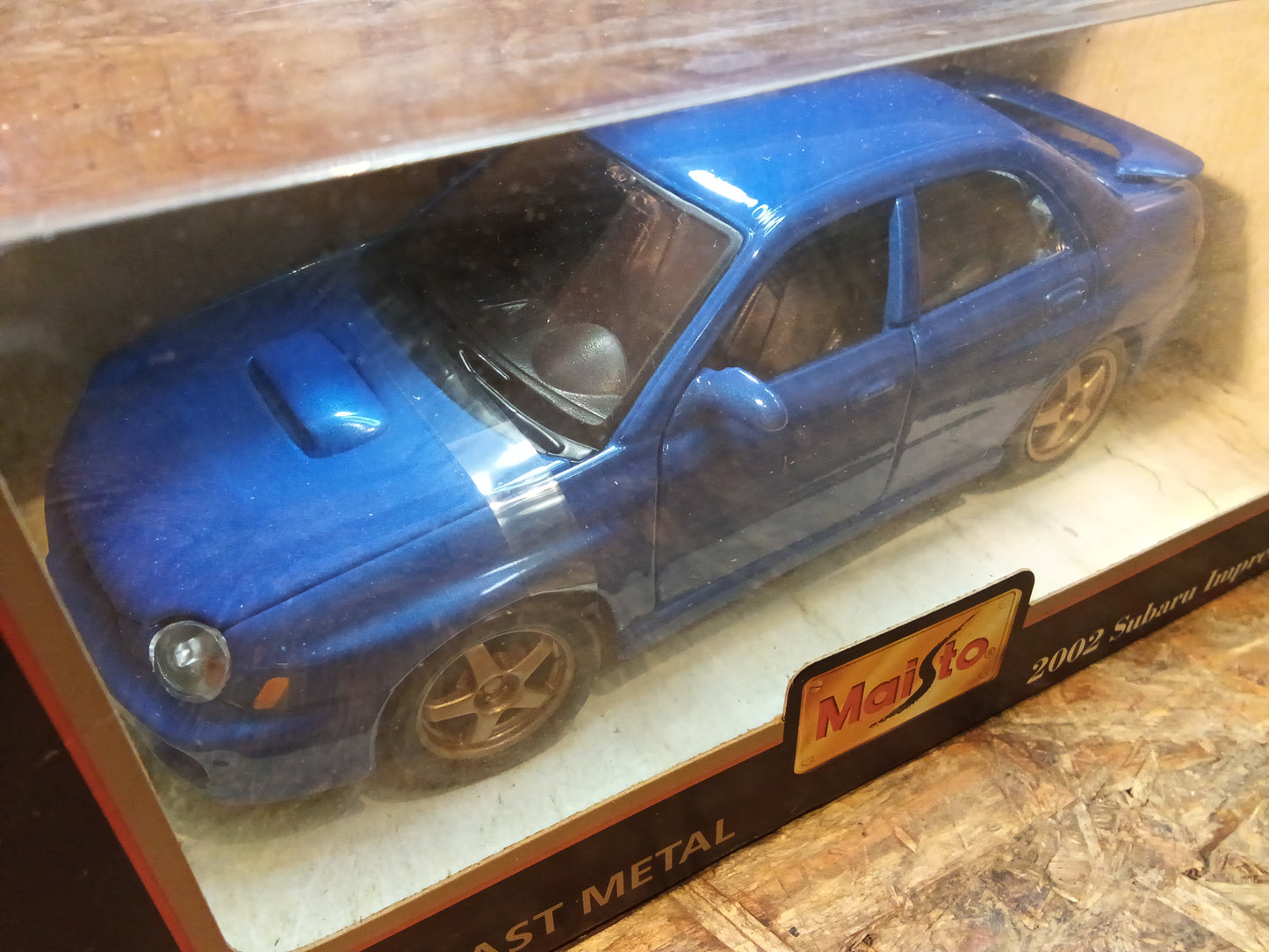 Modellauto Subaru Impreza WRX BJ 2002 SPECIAL EDITION original Maisto NEU aus Altbestand