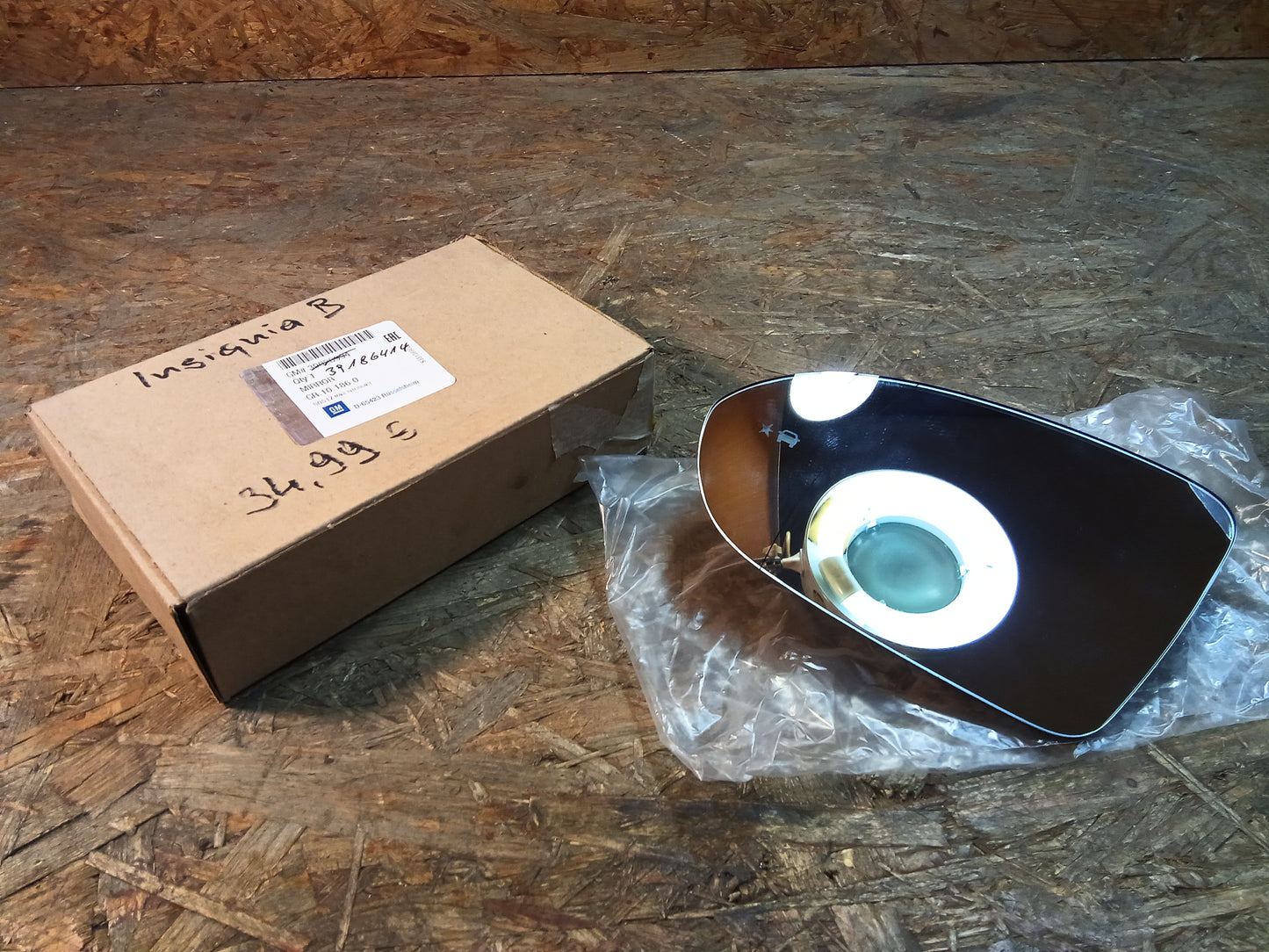 Insignia B Spiegelglas original GM NEU