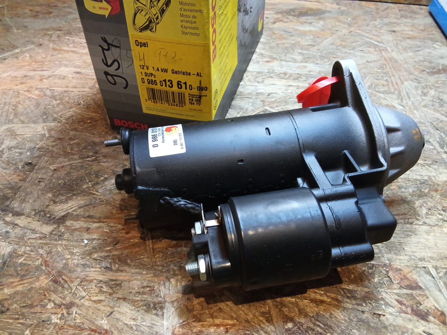 Astra F Ascona Kadett Monza Omega Anlasser 12V 1,4KW original Bosch NEU