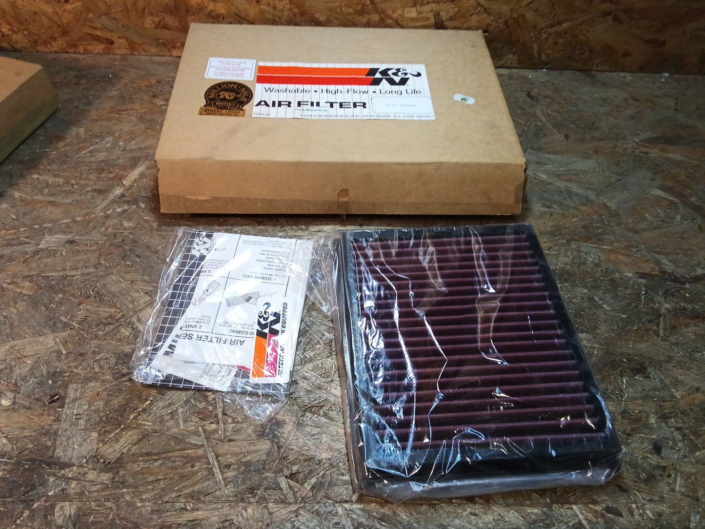 Daewoo Espero/Nexia Opel Kadett Luftfilter original K&N NEU