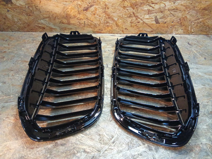 Sport Kühlergrill Single Line Gloss Black BMW 2 F45 F46 LCI Facelift 2018-2021