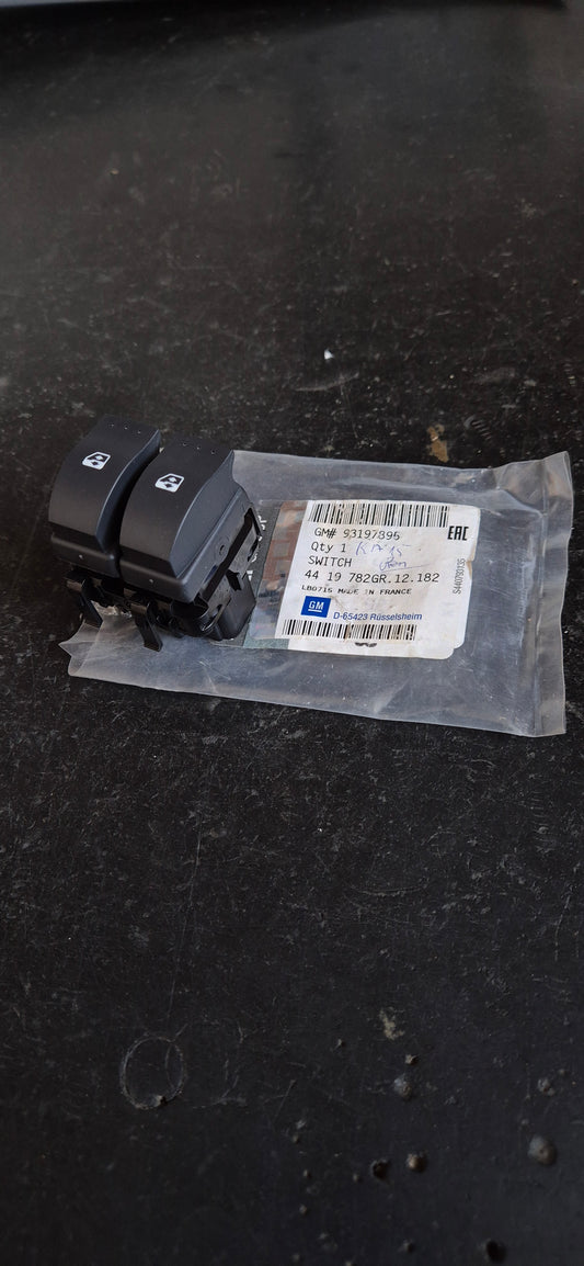 Fensterheberschalter Movano Fahrerseite vorne Original GM Neu