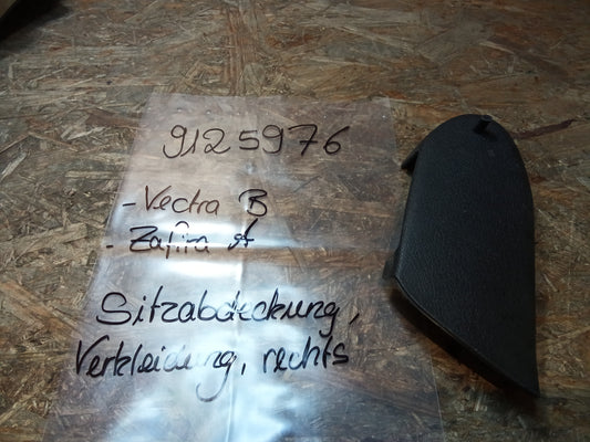 Vectra B Zafira A Sitzabdeckung, Verkleidung rechts original GM NEU