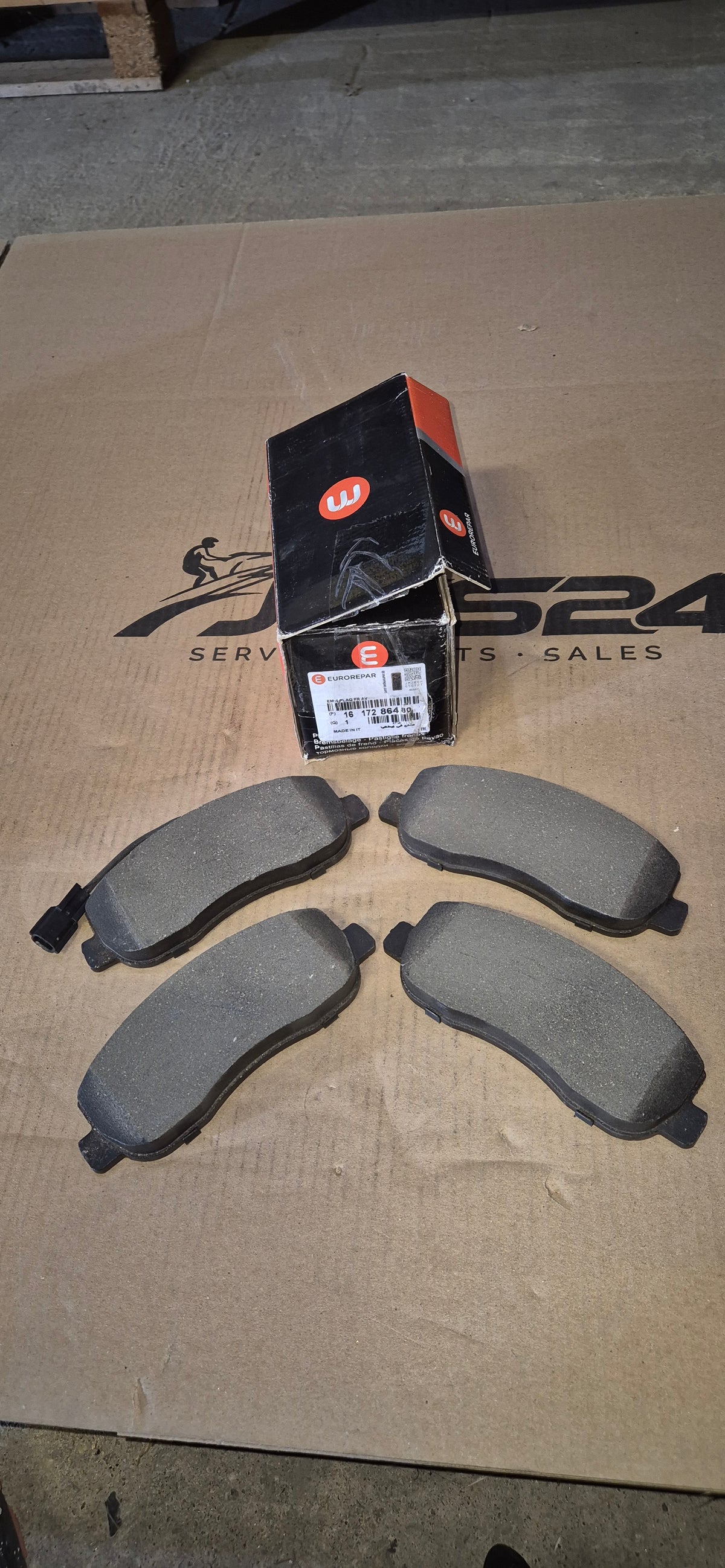Bremsbelagsatz Movano/Master Vorderachse Original Eurorepar Neu