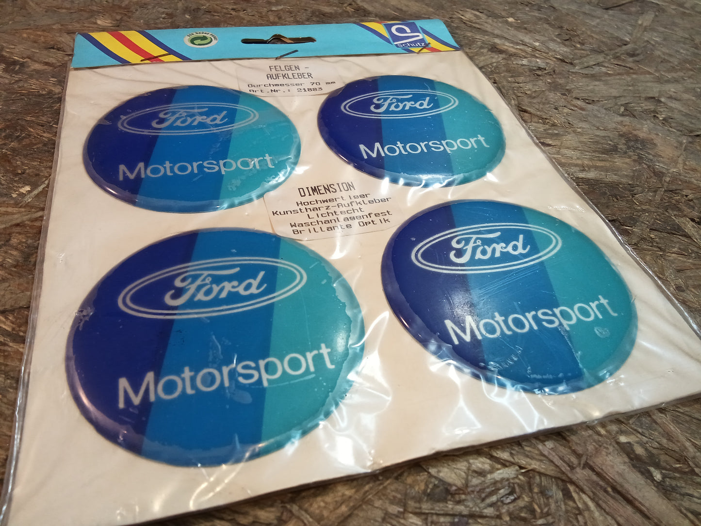 Ford Motorsport Felgenaufkleber Satz original Ford NOS