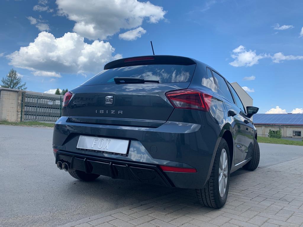 Seat Ibiza V - KJ Endschalldämpfer mit Abgasklappe - 2x80 Typ 25