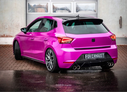 Seat Ibiza V - KJ Endschalldämpfer ohne Abgasklappe Ausgang rechts/links - 2x76 Typ 25 rechts/links