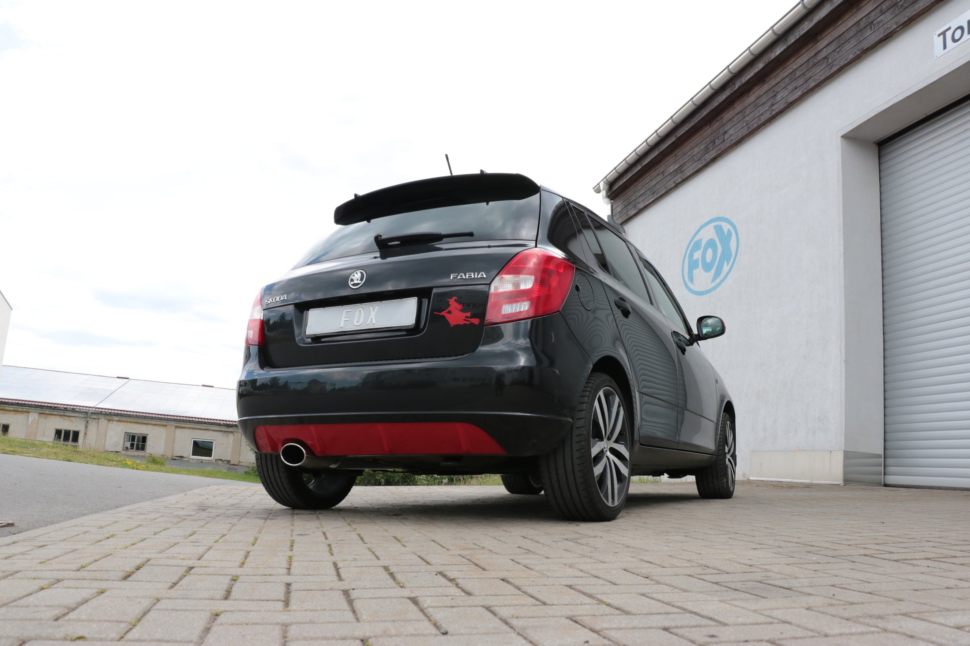 Skoda Fabia  Limousine Endschalldämpfer - 160x90 Typ 38