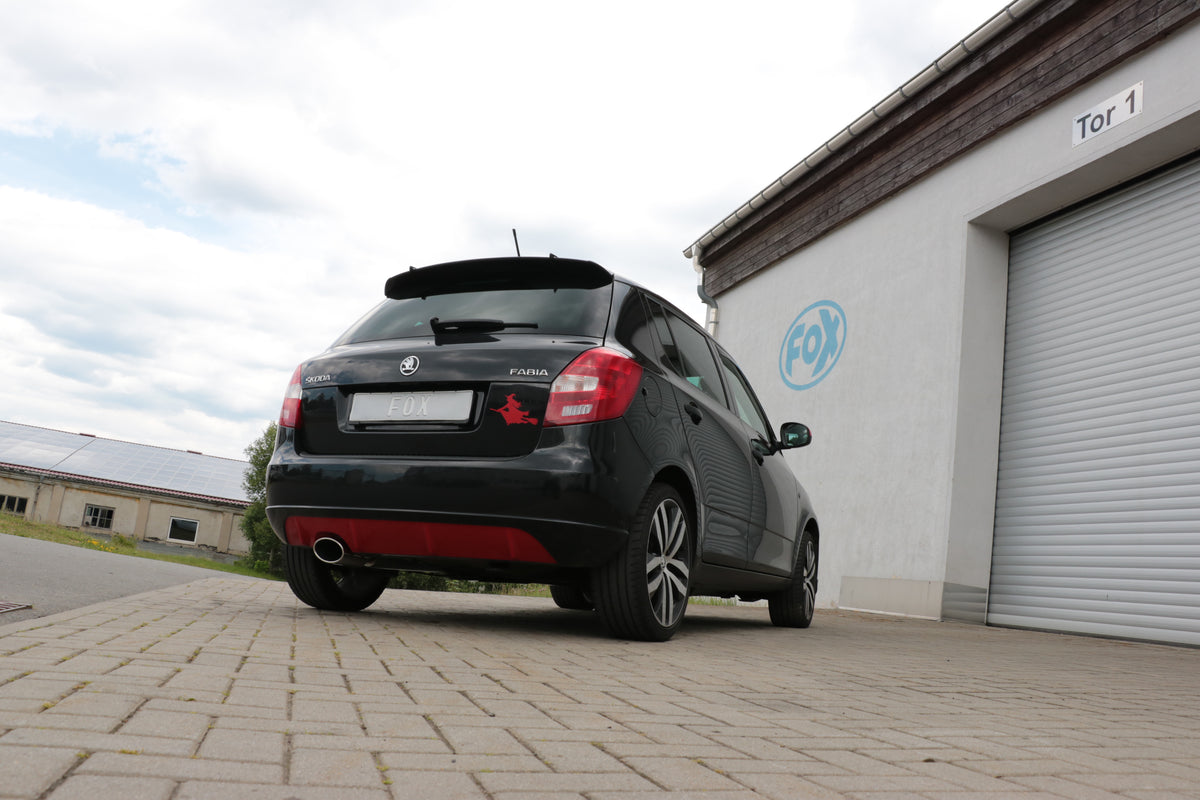 Skoda Fabia  Limousine Endschalldämpfer - 140x90 Typ 44